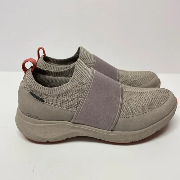 Clarks Wave 2.0 Step Waterproof, Slip On Textile Sneaker Women’s Size 8.5 - Picture 5 of 14